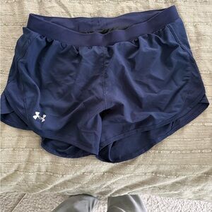 Under Armour Women's Dark Blue Athletic Shorts